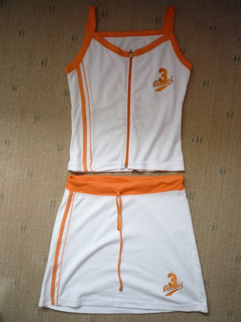 Sportovní set sukně a top vel 158