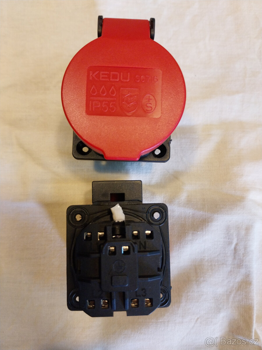 380 / 400 V zásuky