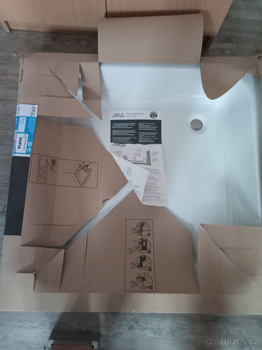Sprchová vanička JIKA Sofia 90x90