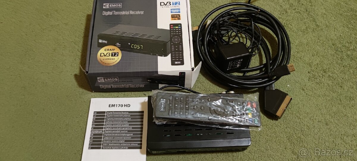 Set ho box EMOS DVBT2 Model EM170 HD-H265
