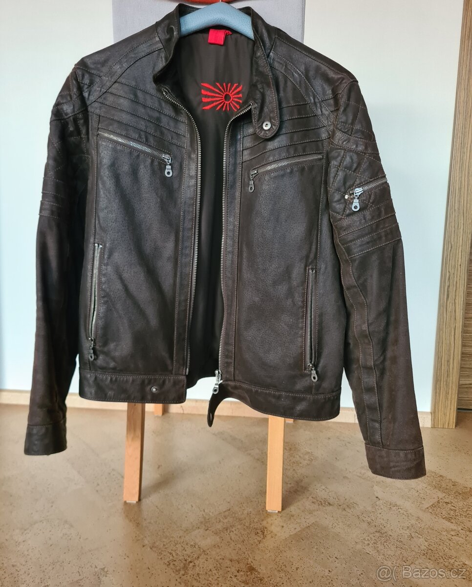 Kožená bunda Montego