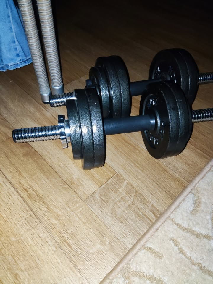 Činky litinové 2x15kg