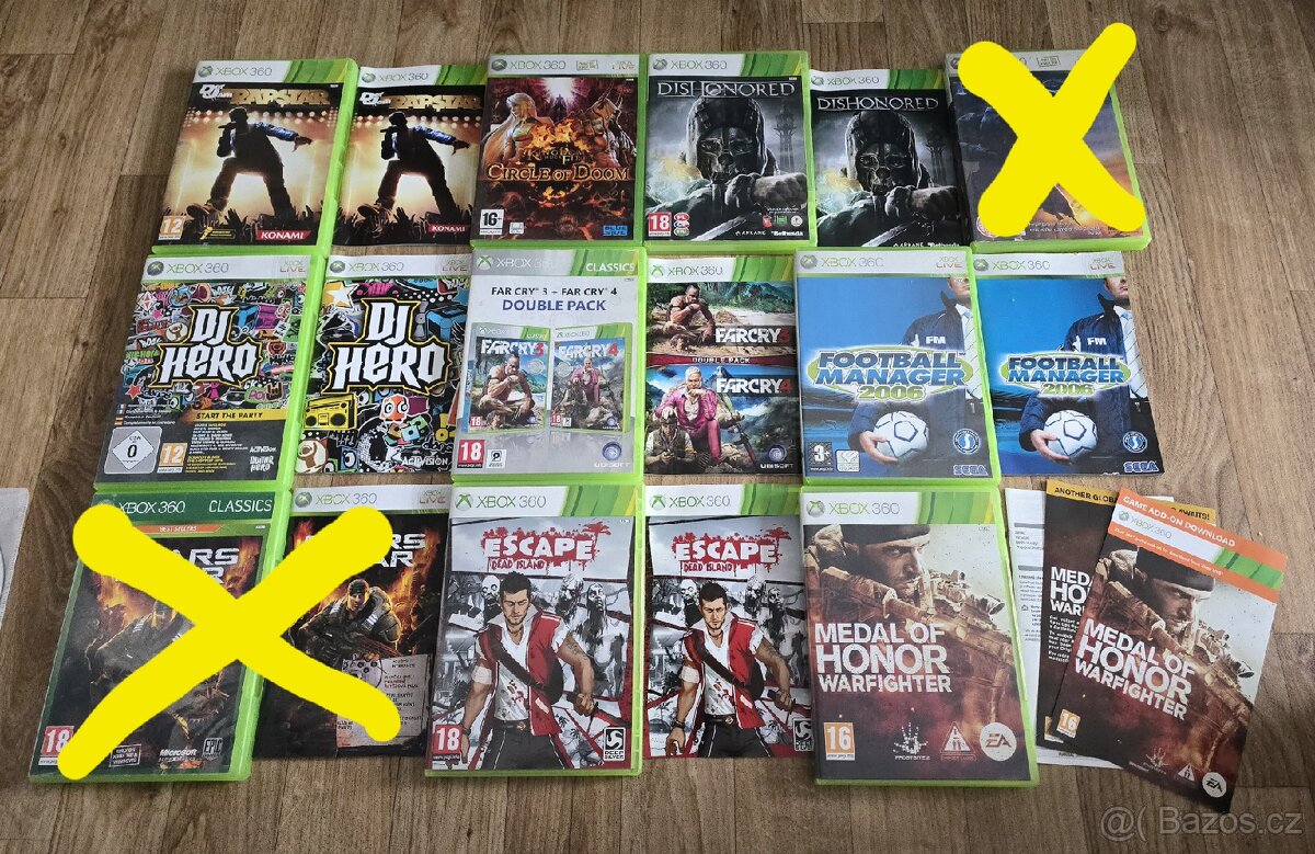 Prodám hry na Xbox 360