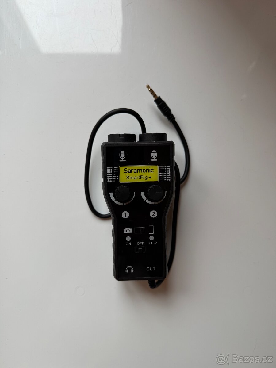 Saramonic SmartRig+ – audio adaptér XLR - jack 3,5 mm