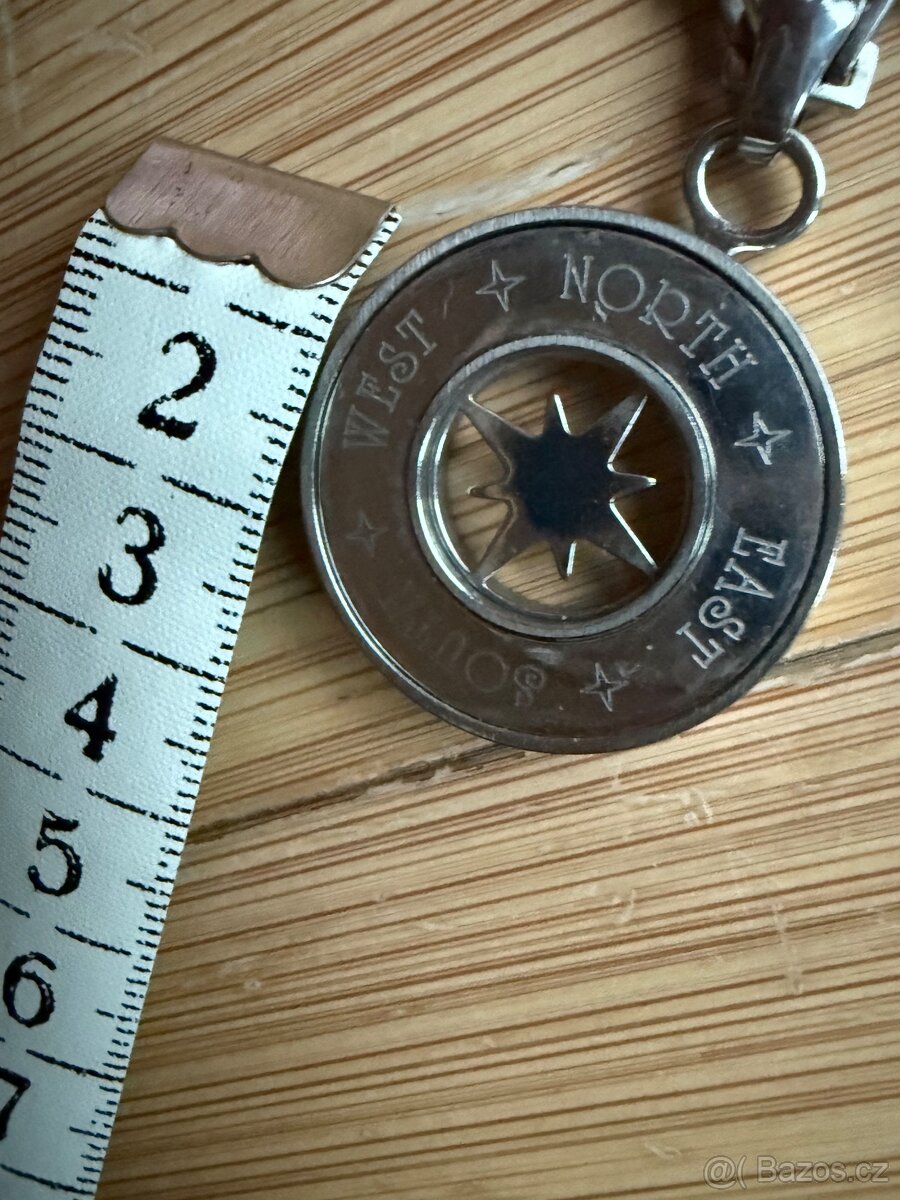 Astrologický přívěsek a řetízek ocel