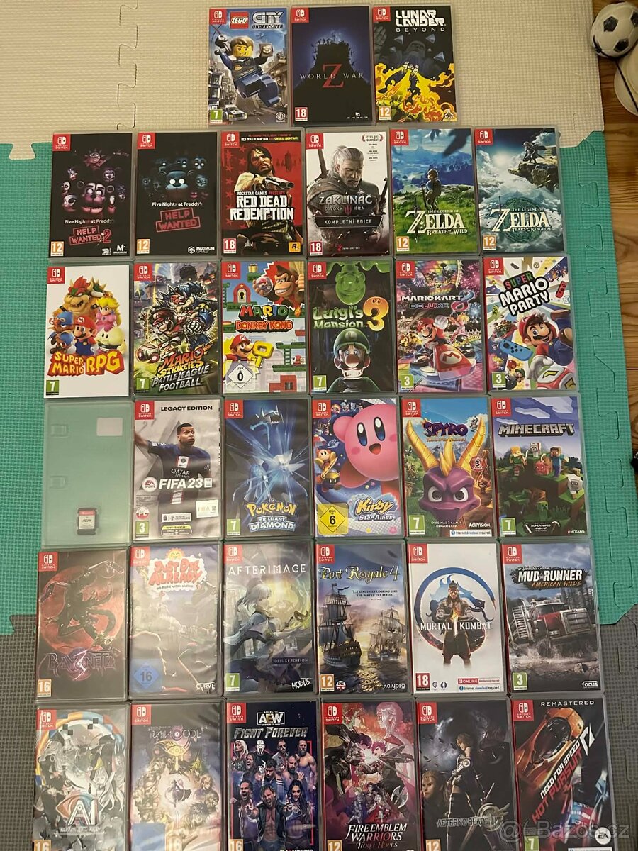 Hry na nintendo switch