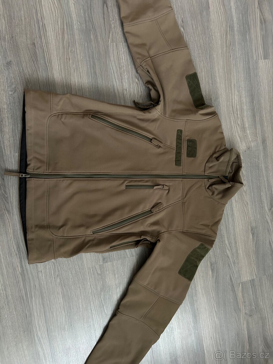 Softshell bunda vojenská