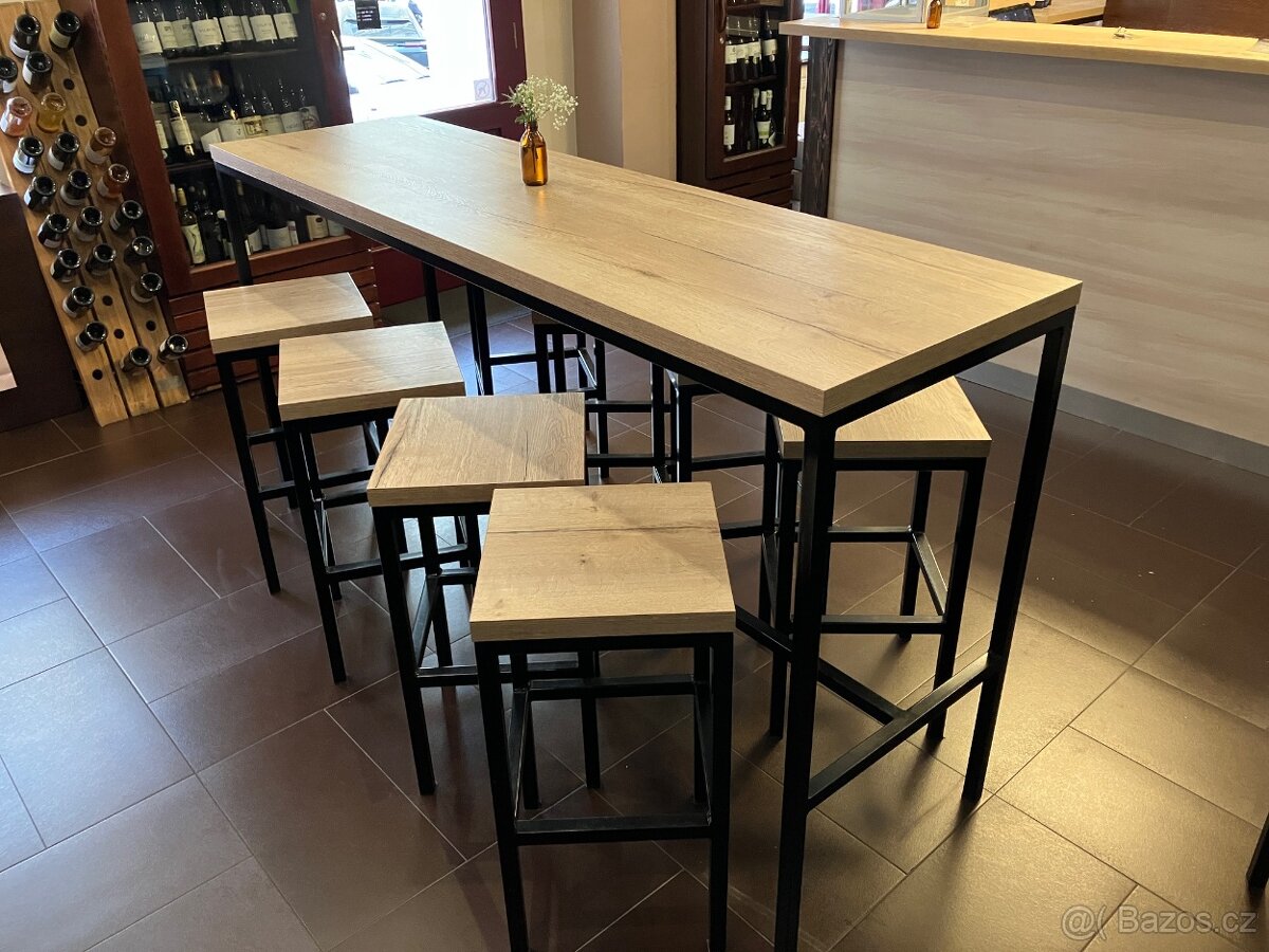 Barový stůl 212 x 60 cm