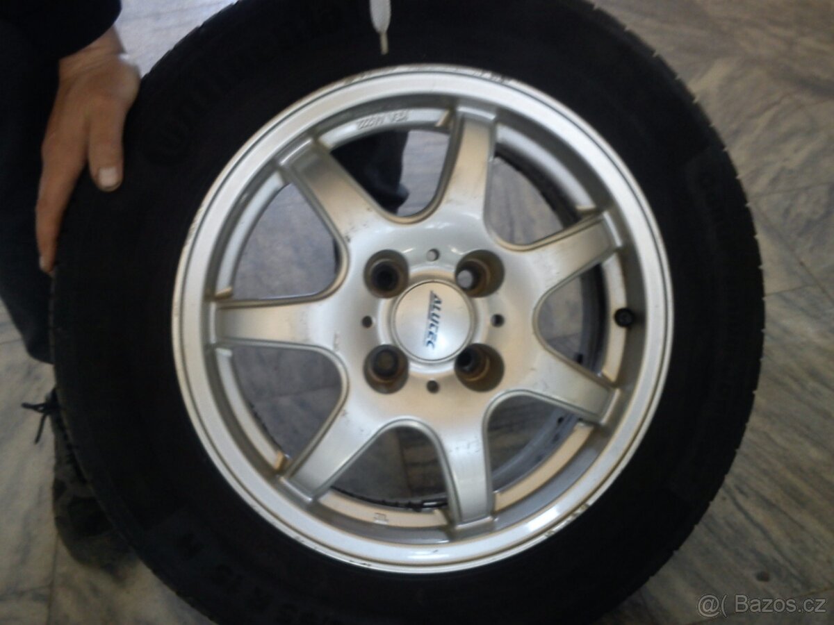 prodám alu kola (alutec 15", rozteč 4x100)