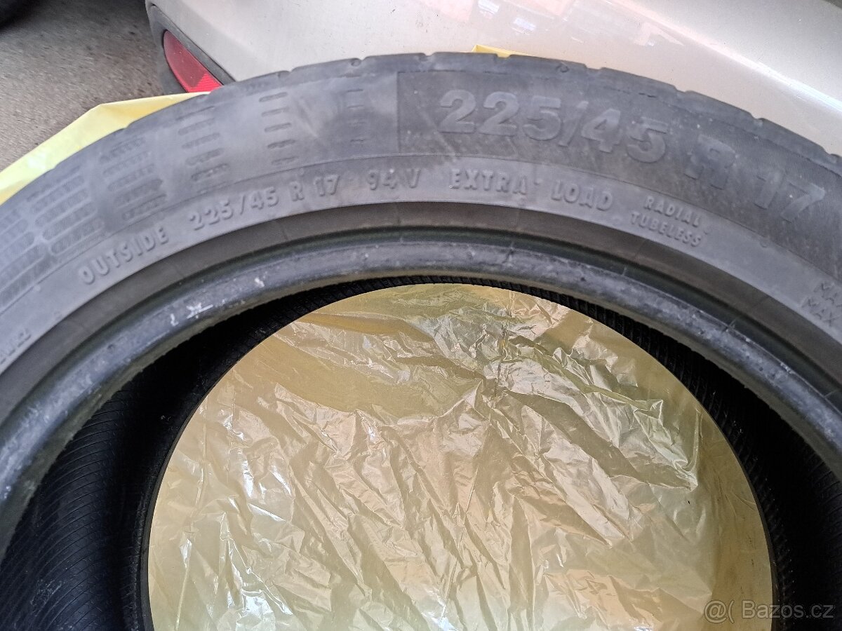 2 letní pneu Continental ECO 225/45 R17