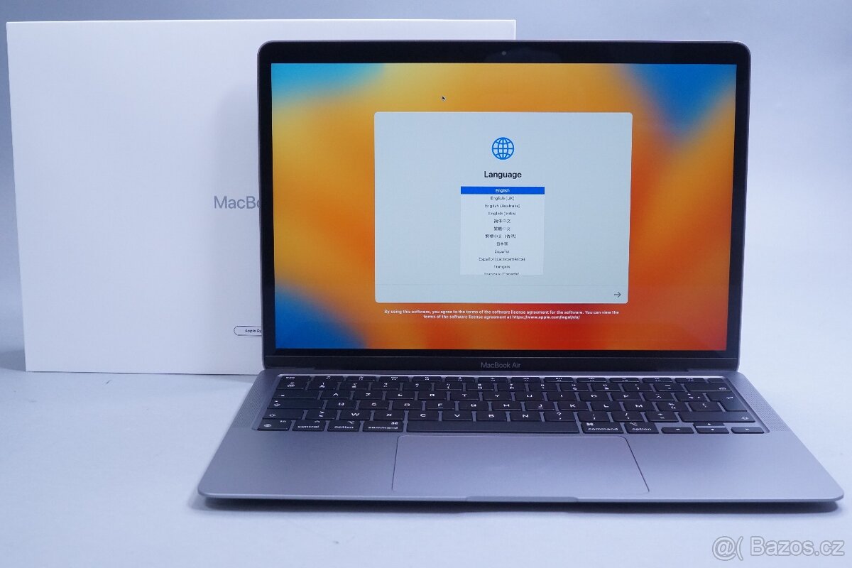 ZÁRUKA/Macbook Air 13.3"/M1(8/8GPU)/8GB RAM/512GB SSD NOVÝ