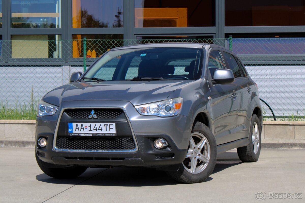 Mitsubishi ASX 1.8 DI-D 4x4, 110 kW - 1.majiteľ, nelakované