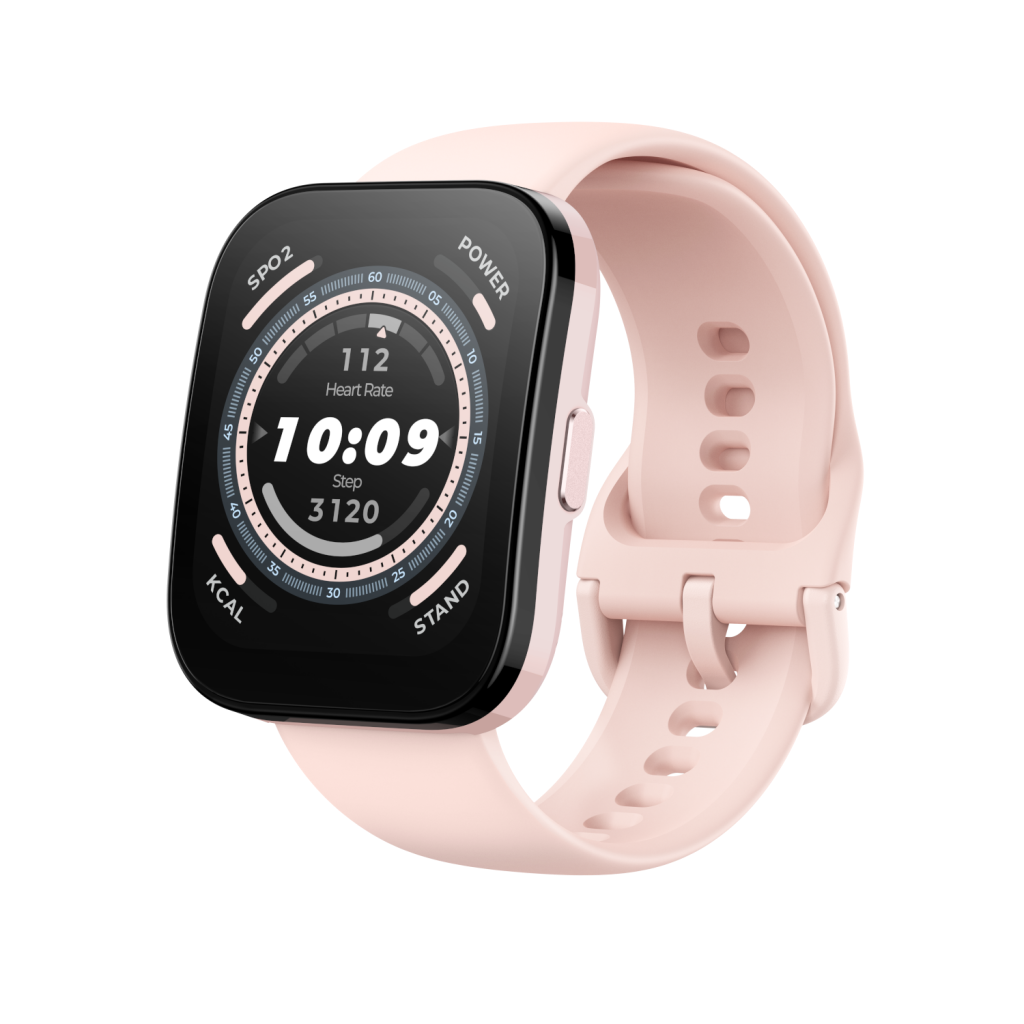 Nové nepoužité hodinky Amazfit Bip 5 Pink - Růžové