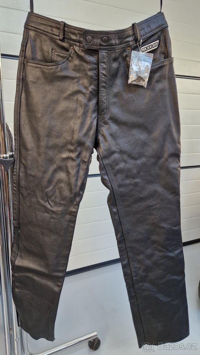 Kožené kalhoty 2XL nové