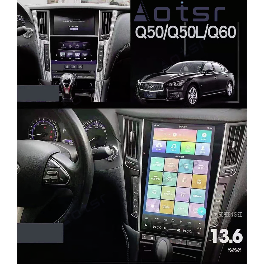 Multimedia Infiniti Q50 Q50L Q50S Q60 2014-2020