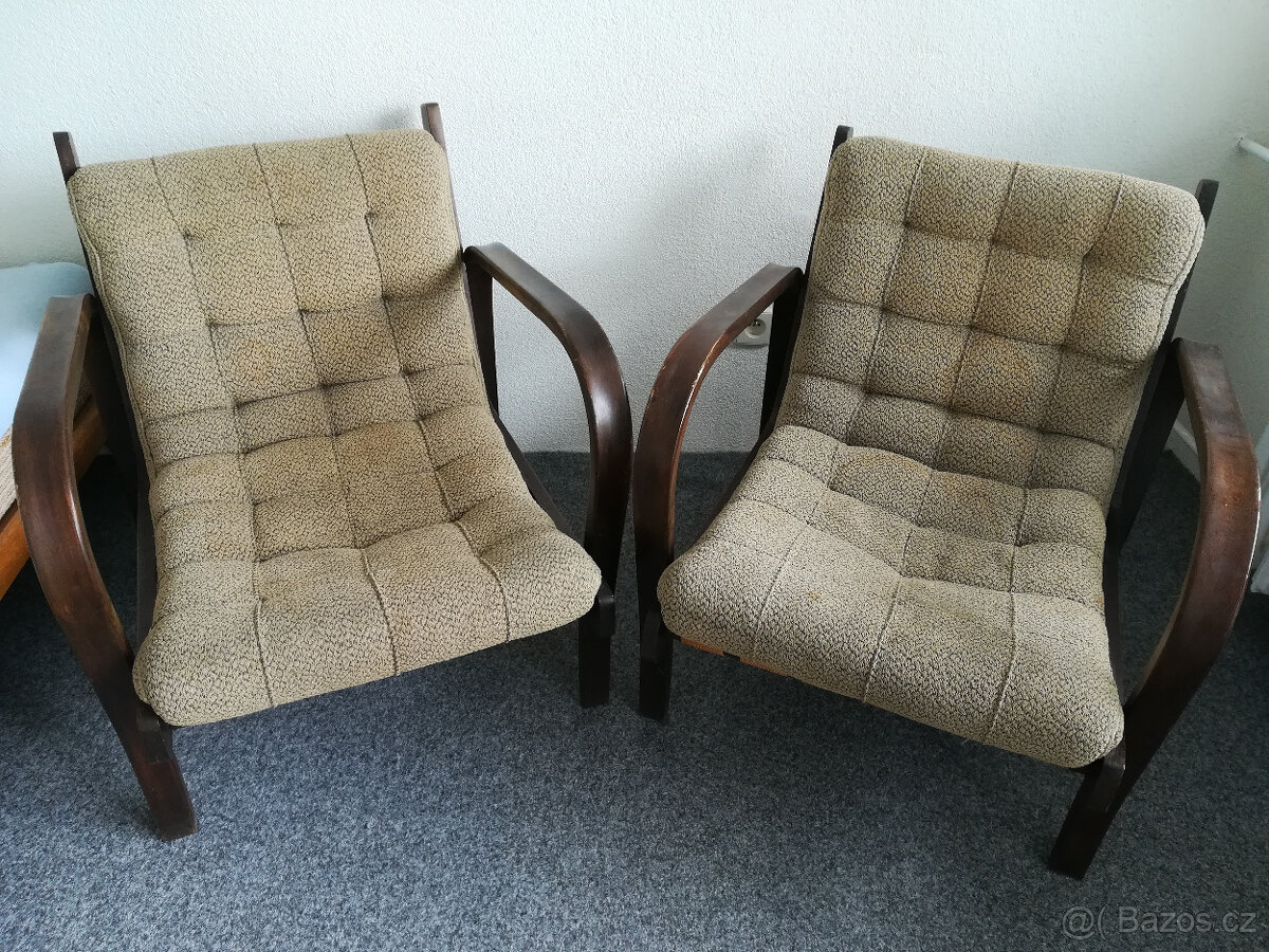 Retro křesla z 50. - 60. let