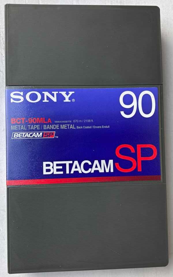 Prodám videokazetu Betacam SP Sony 90