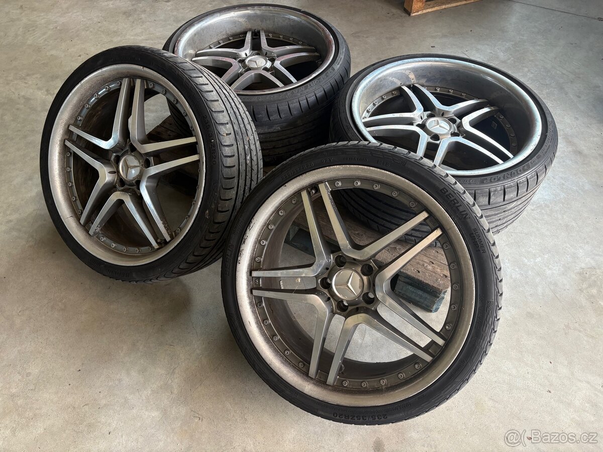 Alu kola 5x112 r20 dvourozmer mercedes