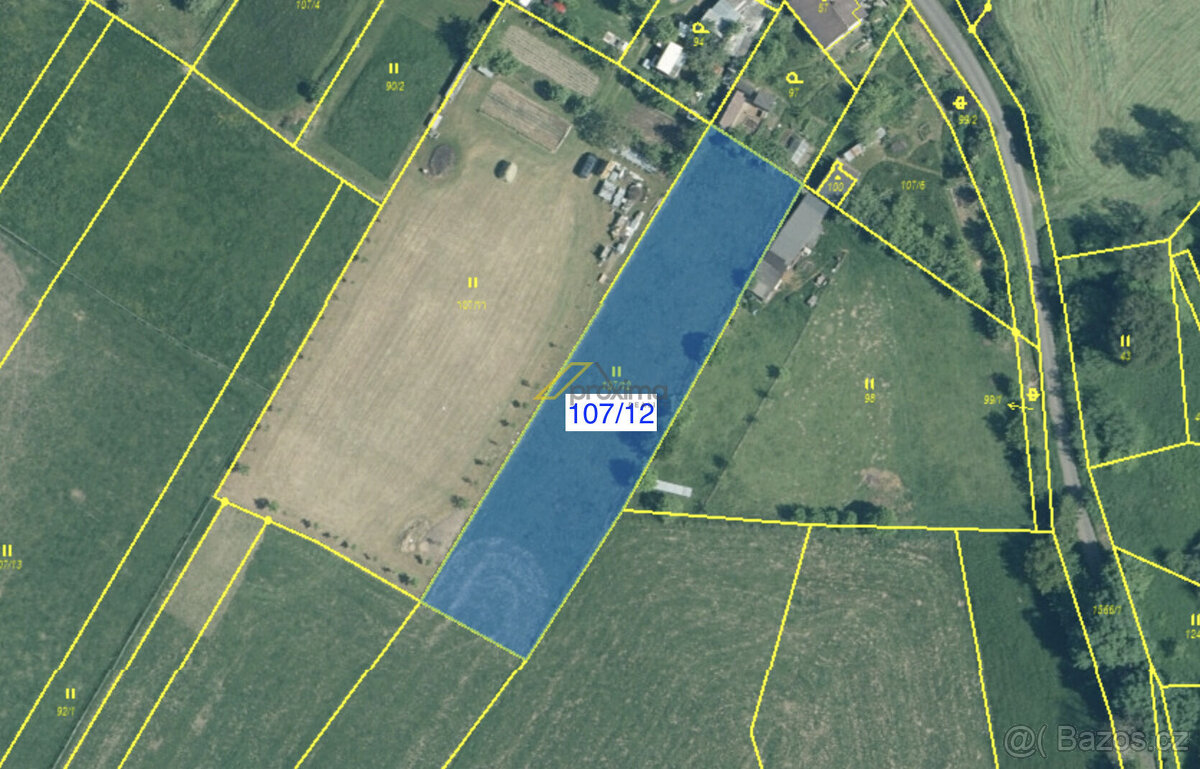 Prodej zemědělské půdy, k.ú. Hoslovice, Strakonice