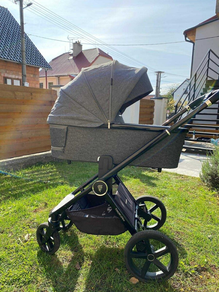 Kočárek-Venicci Set 2v1 TINUM UPLINE Slate Grey