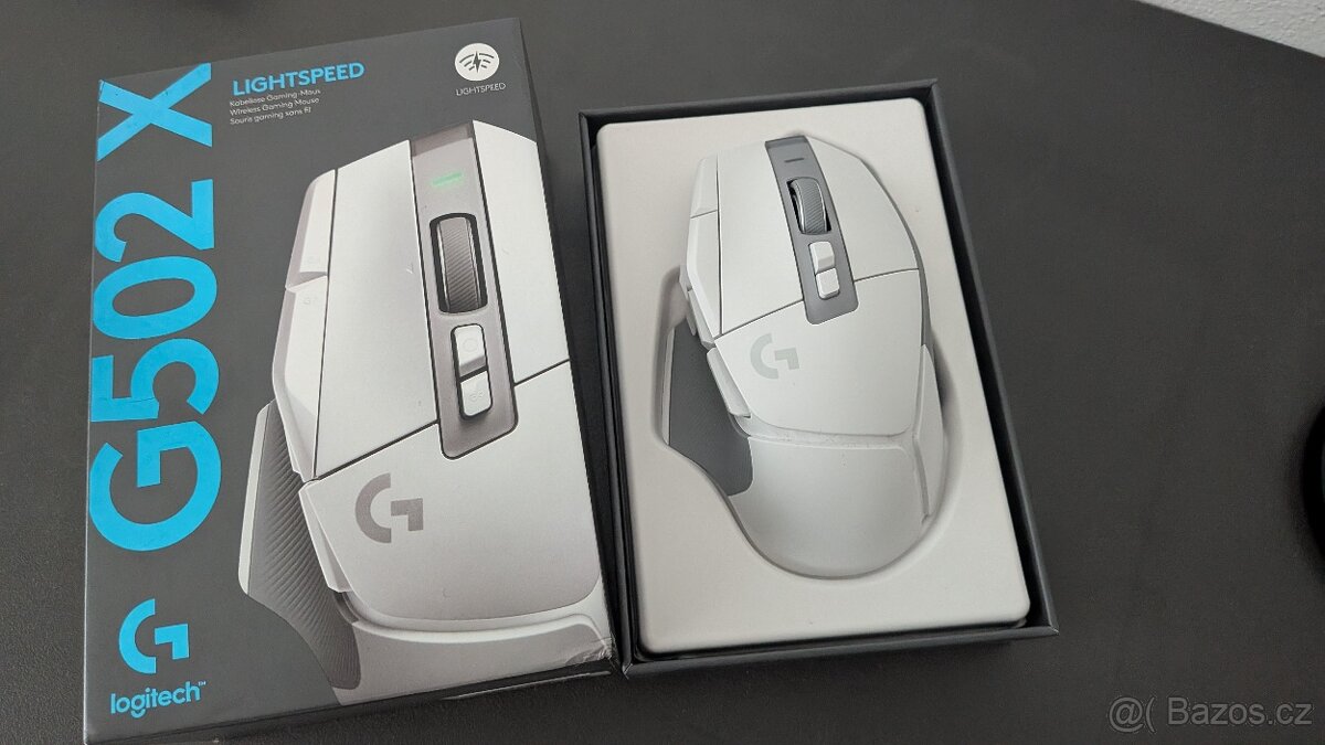 Logitech G502 Plus - bílá