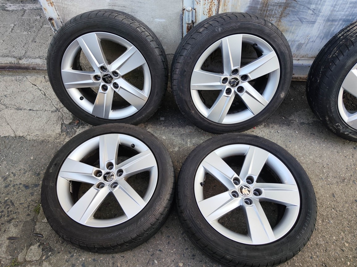 16"letní alu sada Rock 5x100 origo Škoda Fabia 3 Rapid Polo
