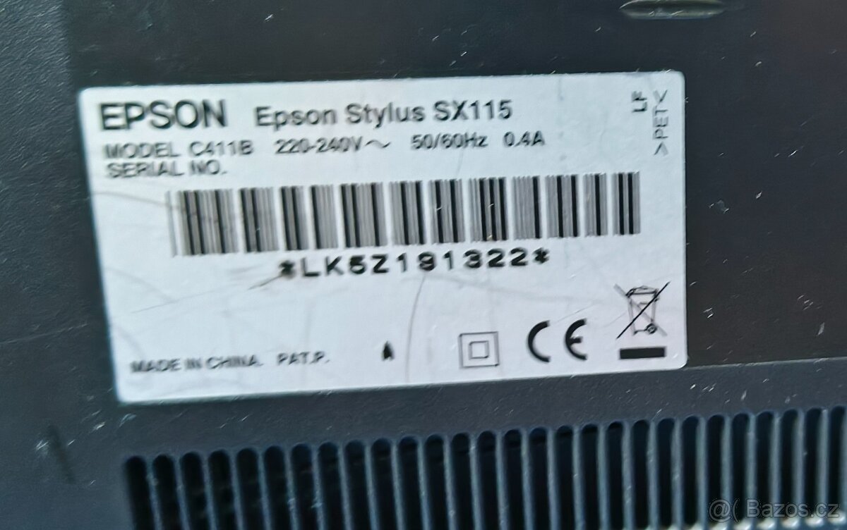 Epson stylus SX115 TISKARNA/SCANNER