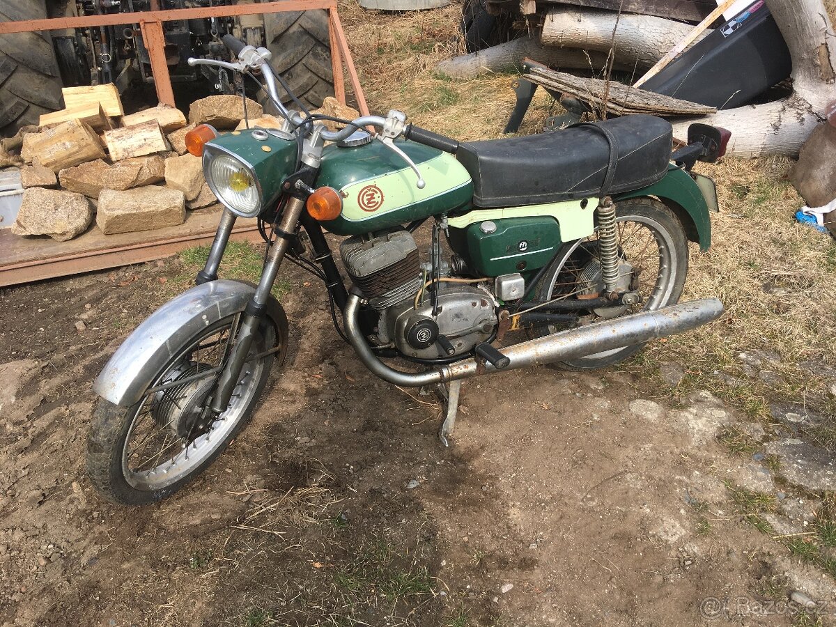 ČZ 125/476 sport původní lak