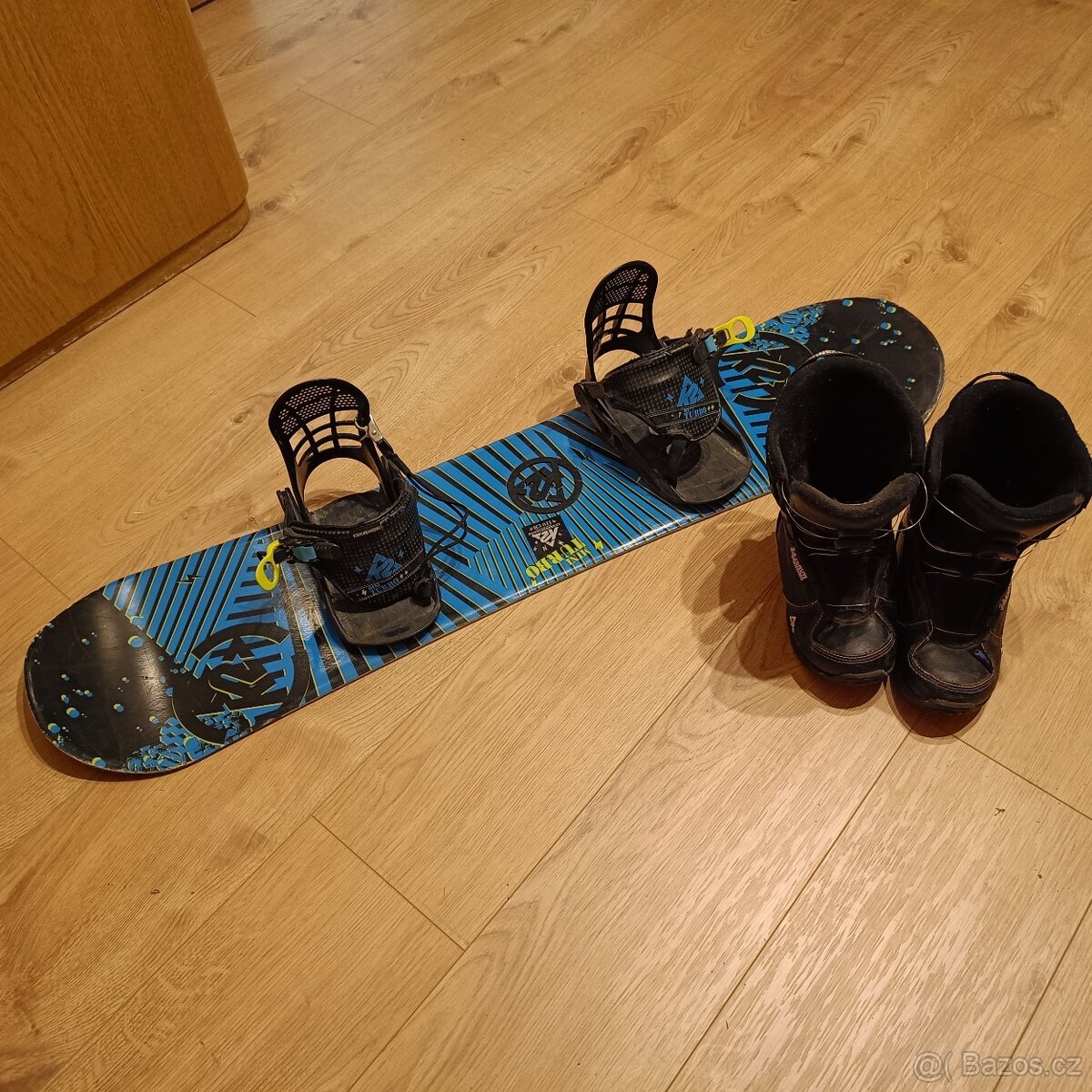 Snowboard 110 cm K2 Mini Turbo + boty