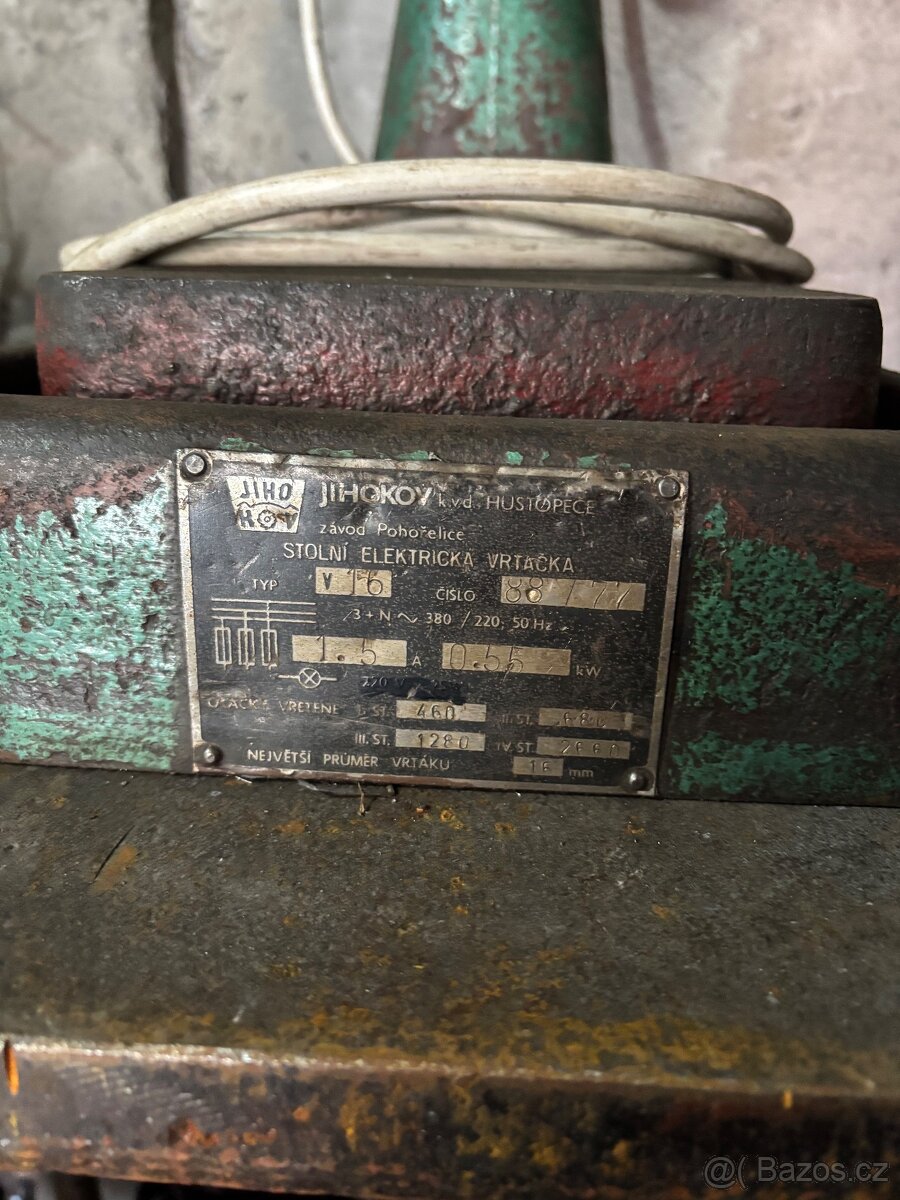 Stolní Vrtačka jihokov