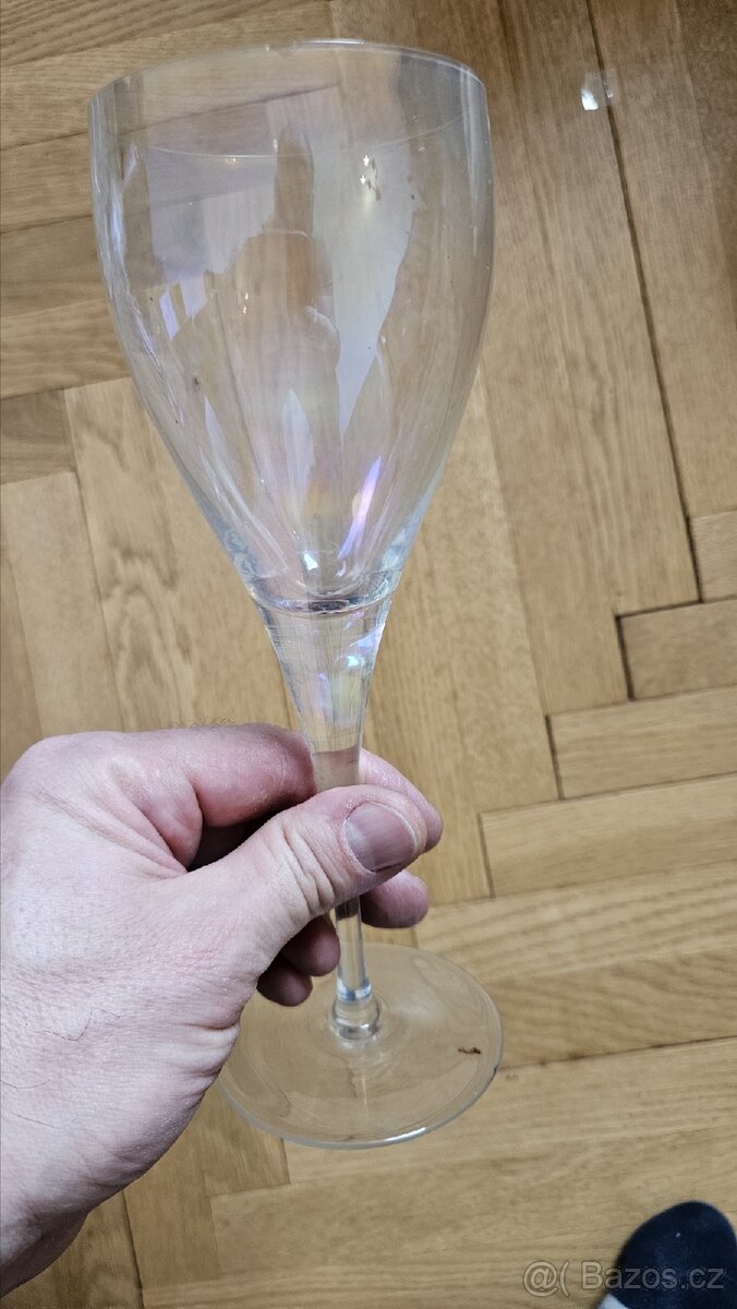 5 irisovaných skleniček