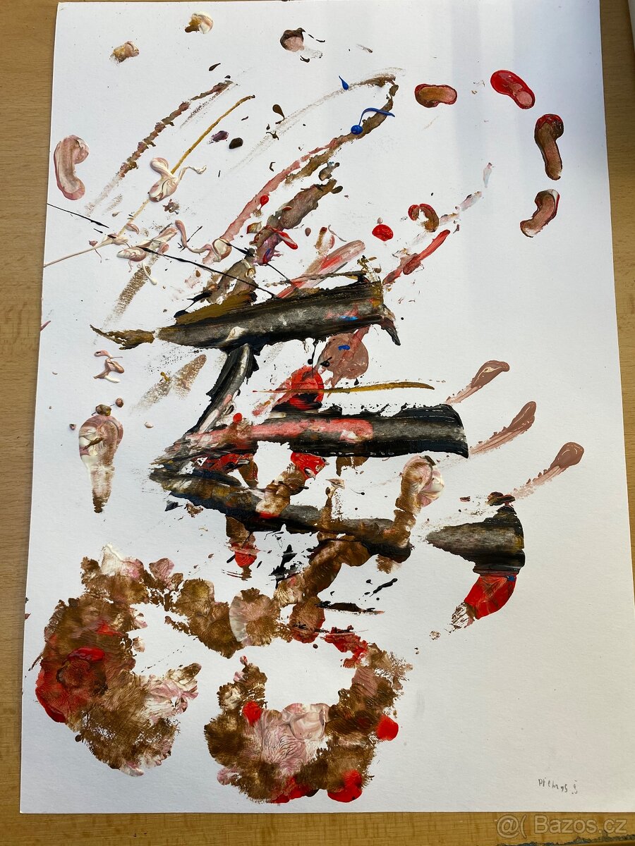 abstraktní obraz “lukostřelba”