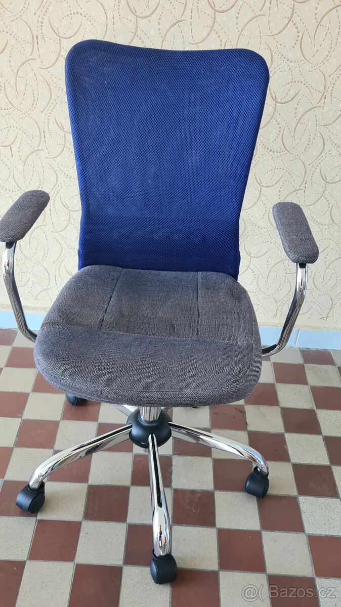 Dětská síťovaná židle modrá