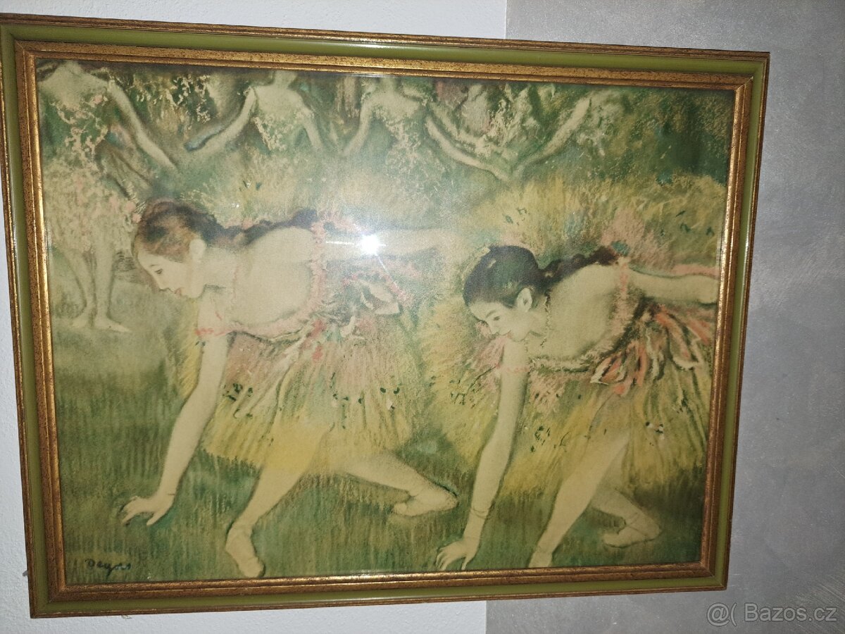 Baletka - plakát za sklem