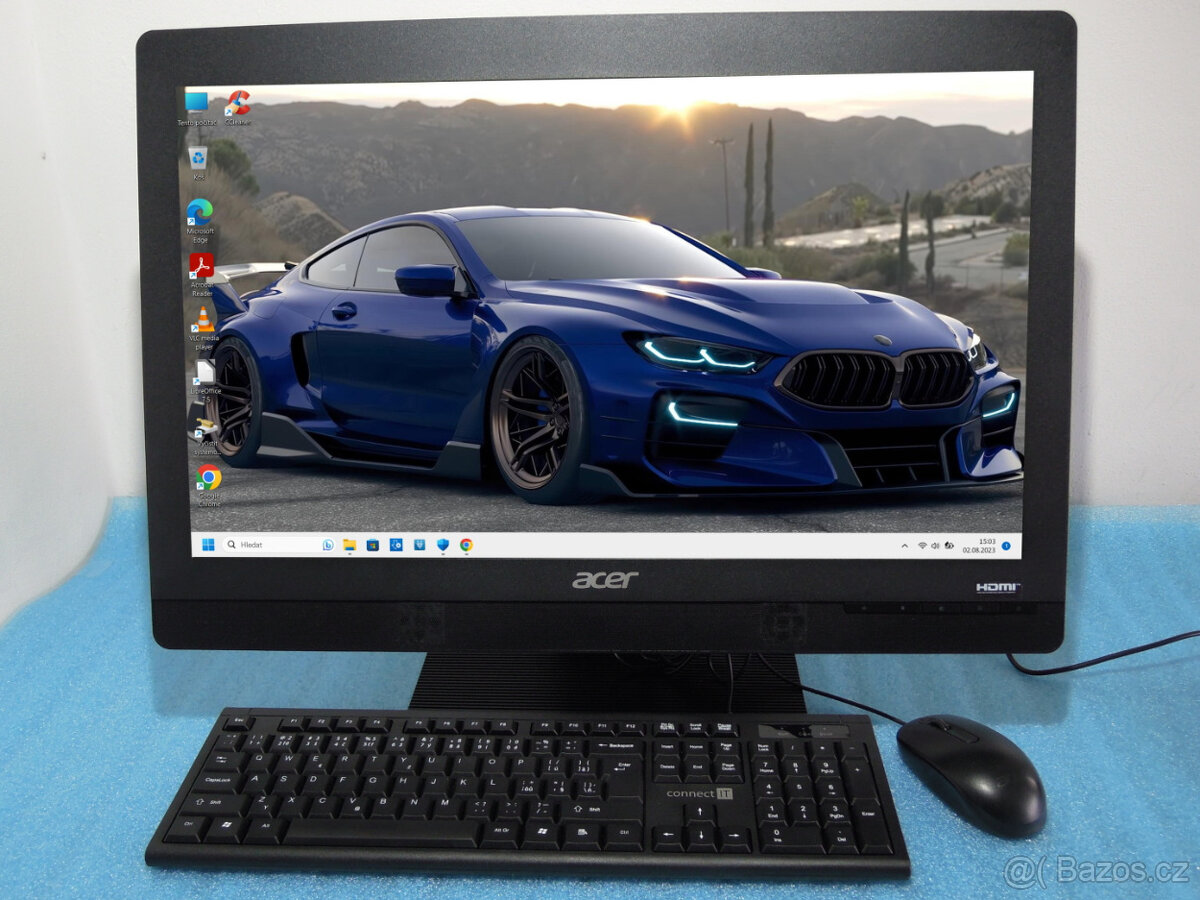 All In One PC Acer Intel i3-7100 IPS 24“ 4GHz SSD 256GB+1TB