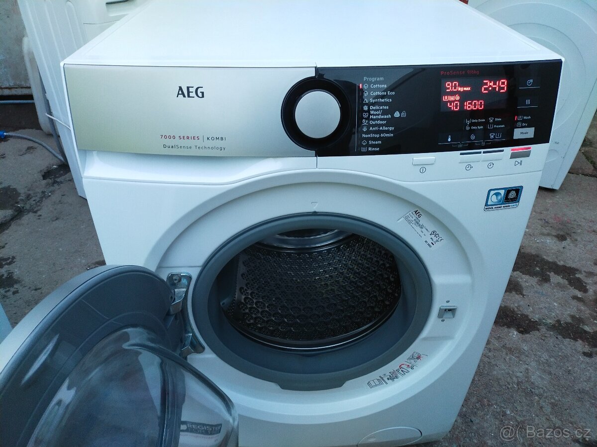 Prodám pračku se sušičkou zn.AEG na 9 kg---ZDARMA DOVEZU--