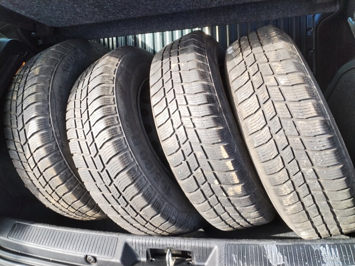 Kola Fiat, pneu 165/80 R13 (6mm)