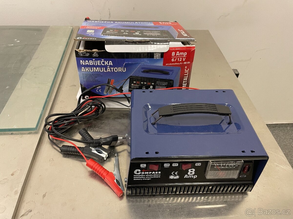 Nabíječka akumulátorů Compass 8 Amp