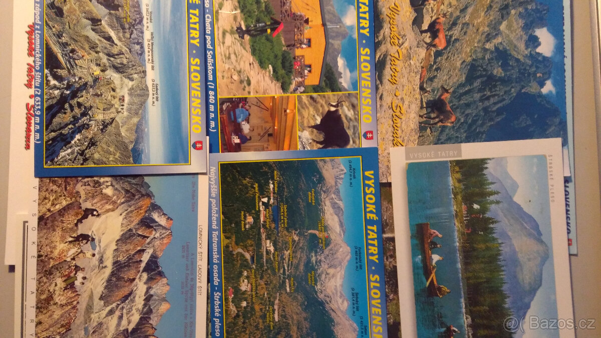 16ks pohlednic Vysoké Tatry