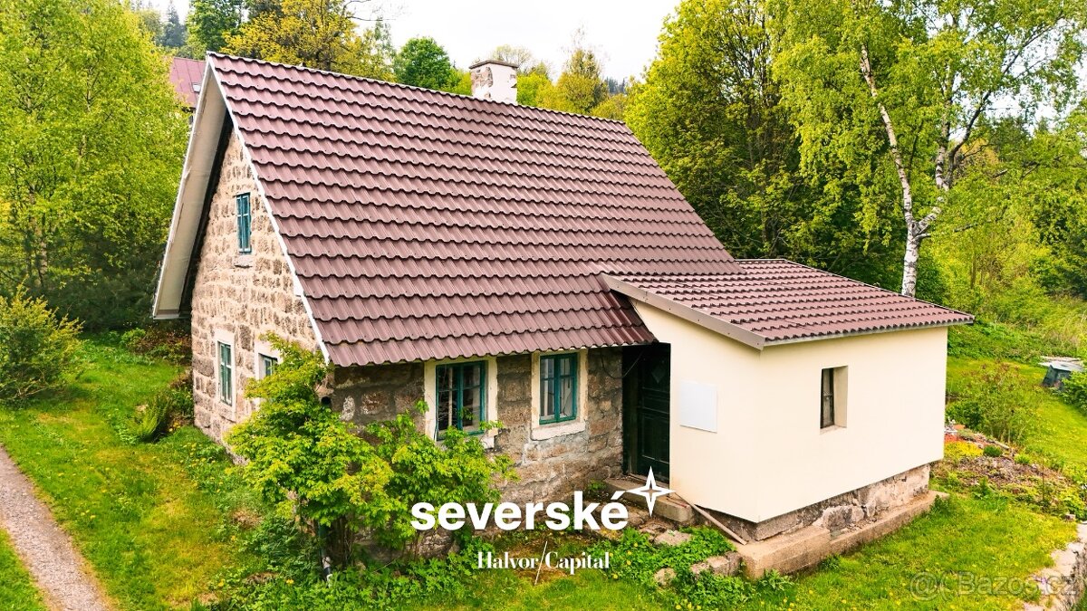 Prodej chalupy 90 m² s pozemkem 333 m² v srdci Bedřichova