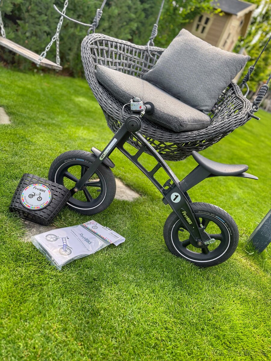 Luxusní Odrážedlo FIRSTBIKE Limited Edition Black
