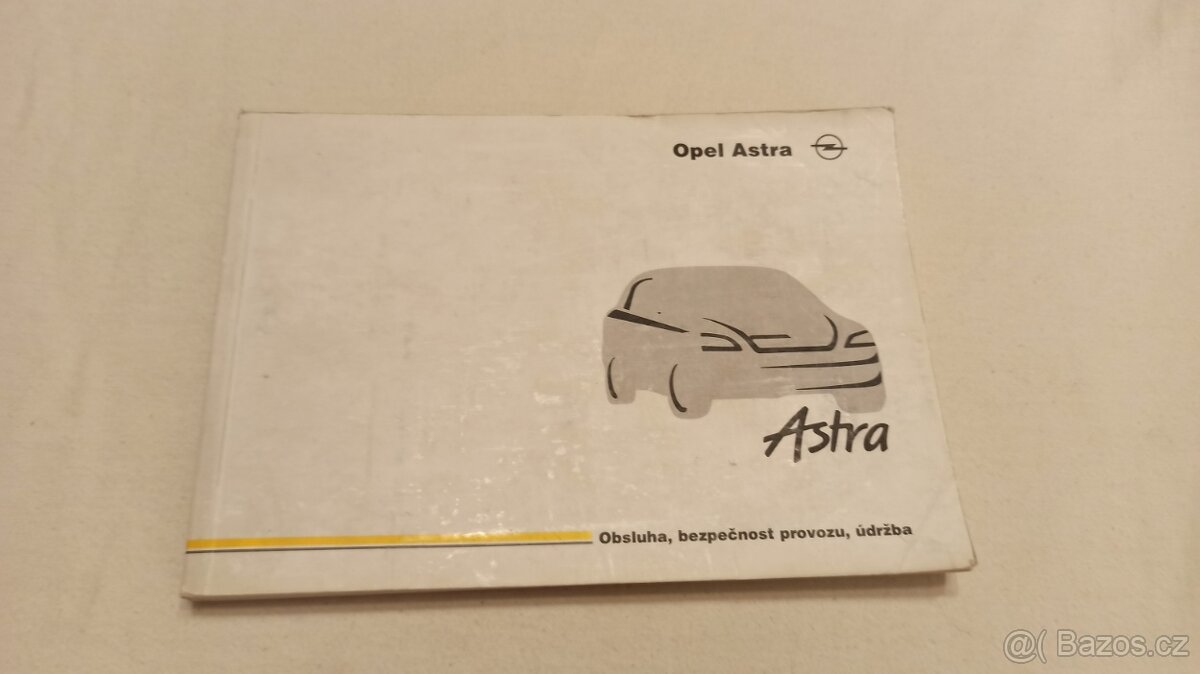 Opel ASTRA G - český návod k obsluze příručka (1998-2/2004)