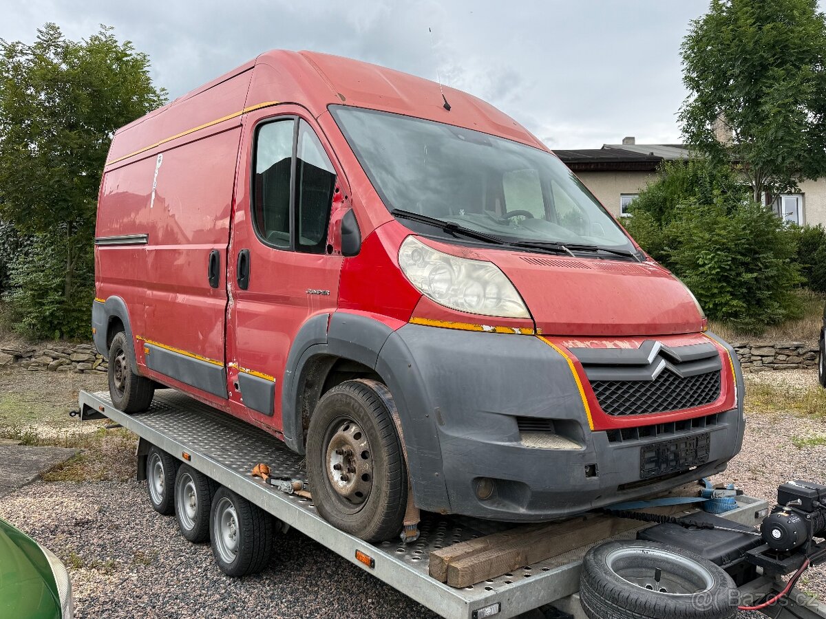 Citroen Jumper 2.2hdi 16v L2H2 náhradní díly celek