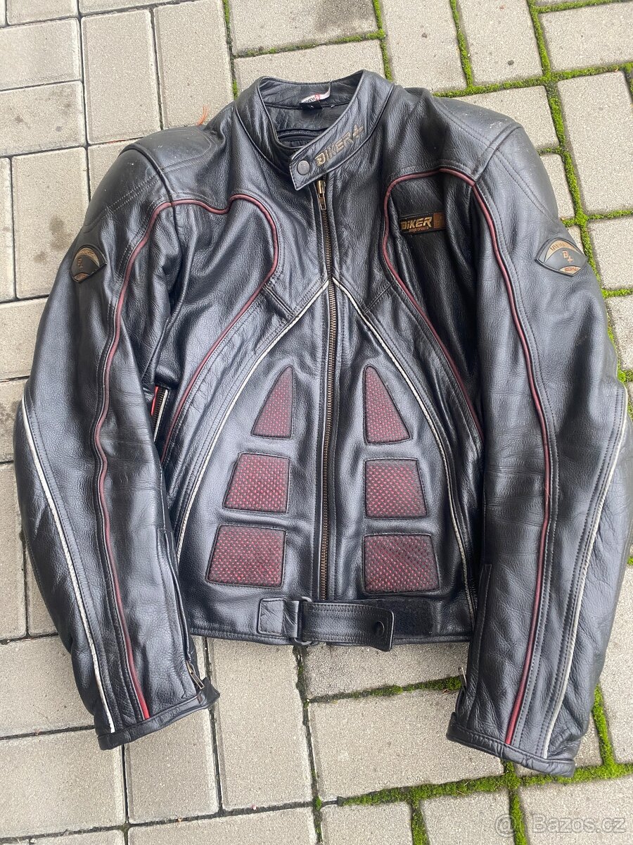 Kožená dvoudílná kombinéza Biker
