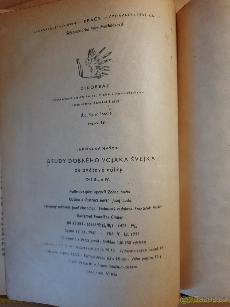 Osudy dobrého vojáka Švejka z roku 1951