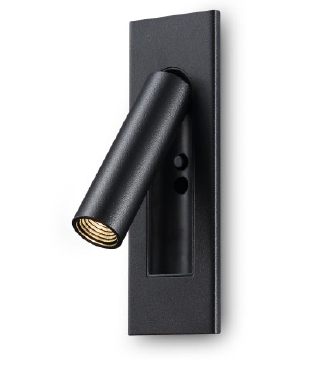 Čtecí nástěnná lampička do dutých stěn