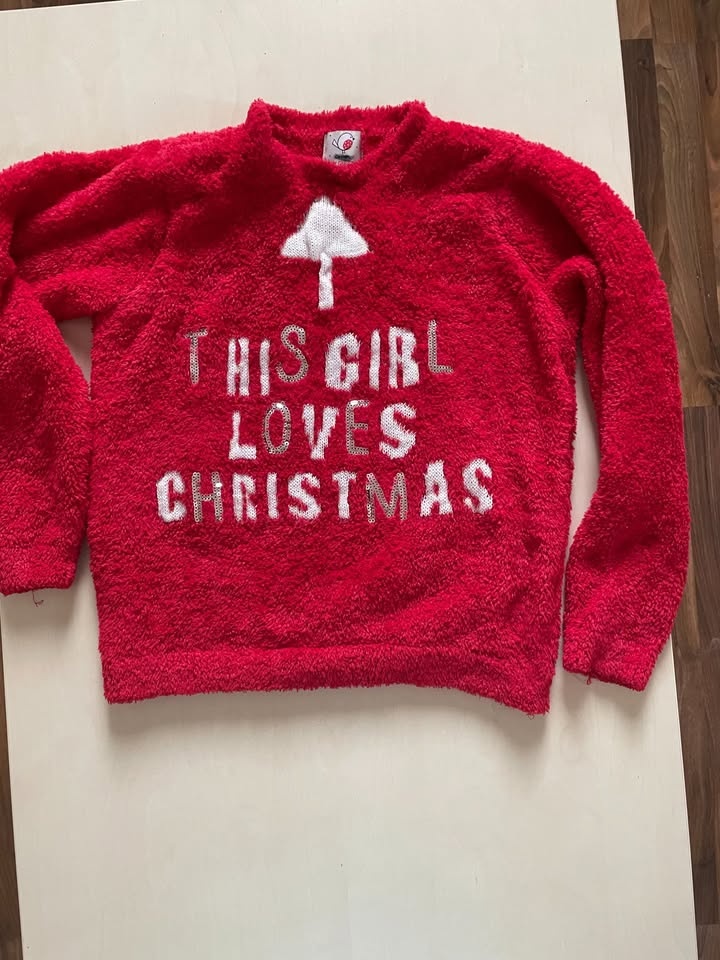 Vánoční plyšový svetr, vel neuvedena cca S, George