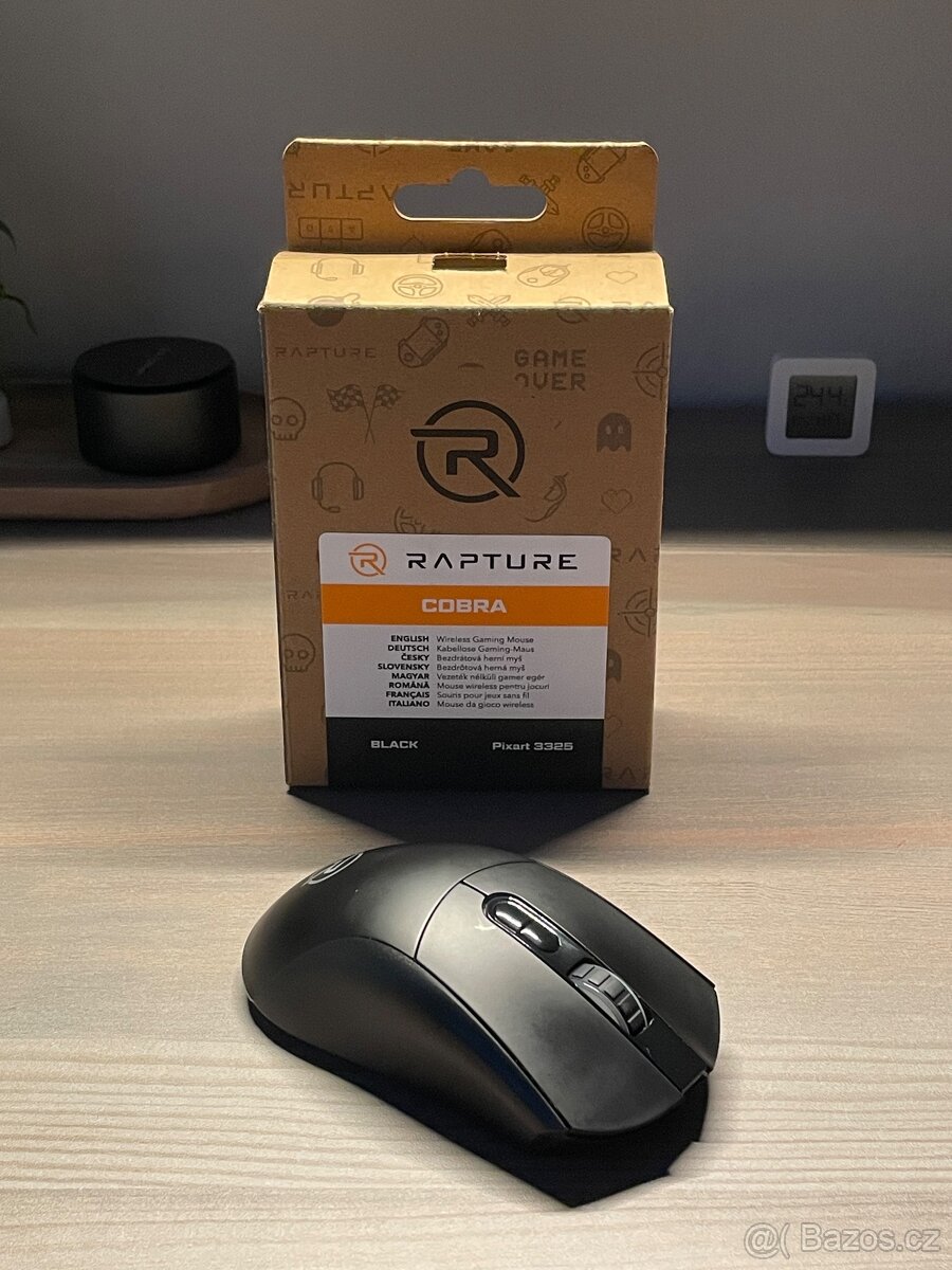 Herní bezdrátová myš Rapture COBRA černá