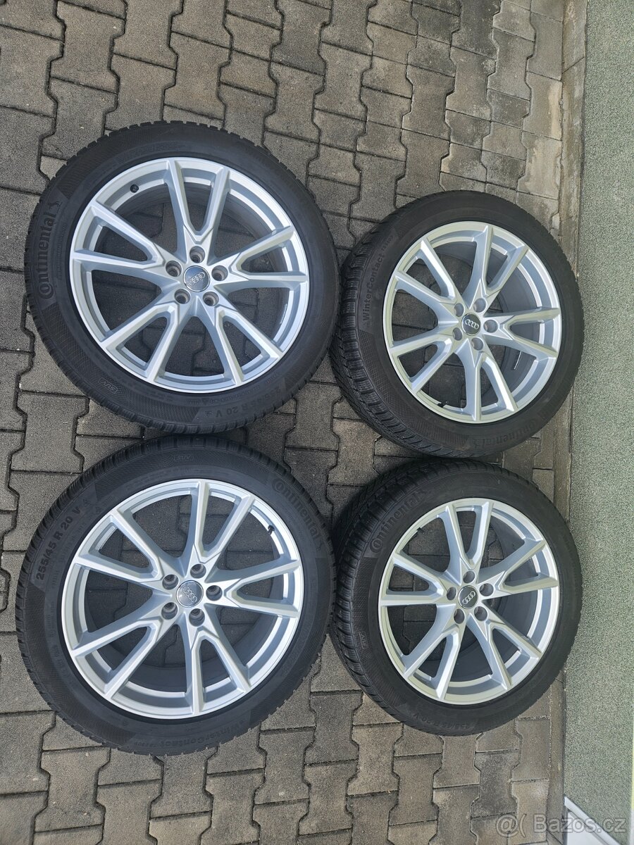 5x112 20 8J ET39 orig. Alu kola Audi vč.pneu