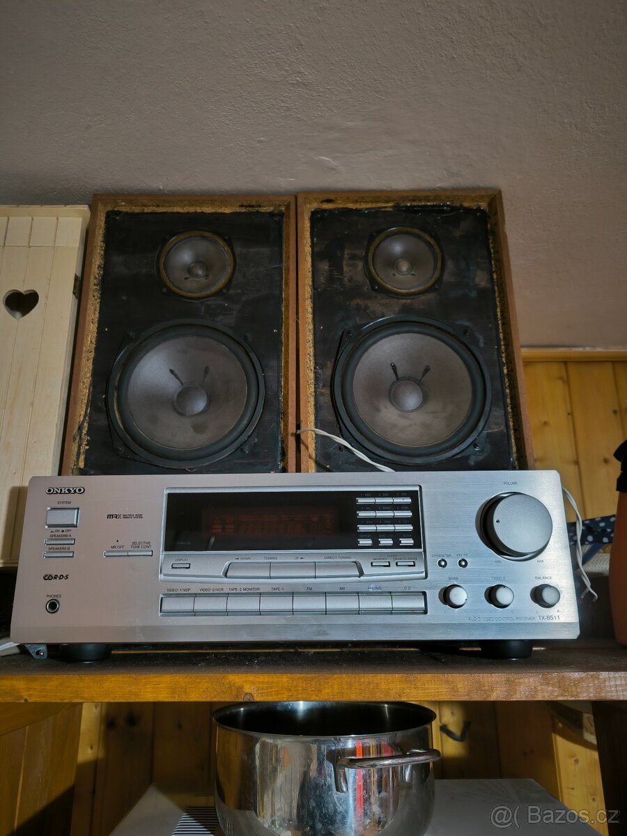 Av Reciever Onkyo Tx-8511 + reprobedny Tesla